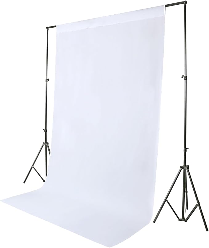 TRLYC White Photography Backdrops 5x7 FT Seamless Background for Studio | White Backdrop for Photoshoot Video Backgrounds Screen Party Wrinkle-free Polyester Non-Glare Rod Pocket Easy Setup - Image 5