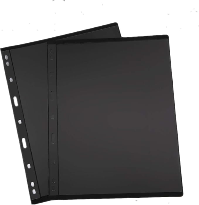 MUDOR Stamp Pages for Stamp Collection Album Binder Book, 10 Sheet 1 Row | 1 Pocket Stamp Sleeves for Collectors ,Stamp Collecting Sheets Supplies,Professional Pack - Image 2