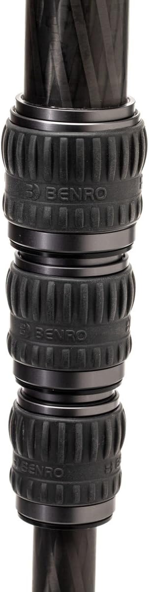 Benro MSD36C SupaDupa Monopod, 64.9" max Height, Carbon Fiber, Spiked Foot, CNC machined Aluminum flip Lock (MSD36C) - Image 5