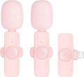 2 Pack Professional Wireless Lavalier Microphone for iPhone Lightning Only (iPhone 14 & Older), Lapel Mics Plug-Play Clip on Lapel Mic for YouTube, Recording, Vlog, Facebook Live by Caiord