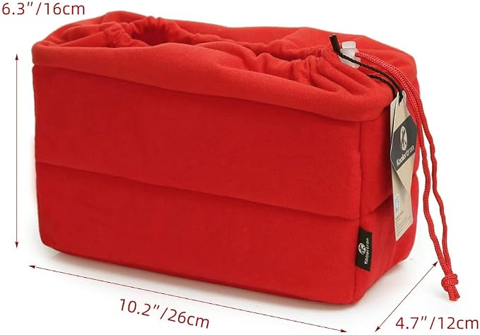 Koolertron Shockproof Camera Photo Bag for SLR TLR Camera Insert Partition Padded Case,Can be Put Directly Into the SLR Camera Bag With Freely Adjustable Compartment - Image 7