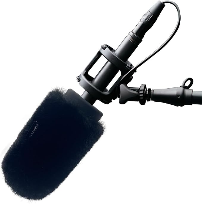 Microphone Wind Muff Pop Filter For Sennheir MKE600 Shotgun Microphone Cover windscreen Deadcat For Rode Ntg4 NTG5 shield Headset microphone windscreen For Sony Ecm-XM1 ECM673 674 ECM NV1 (Black) - Image 6