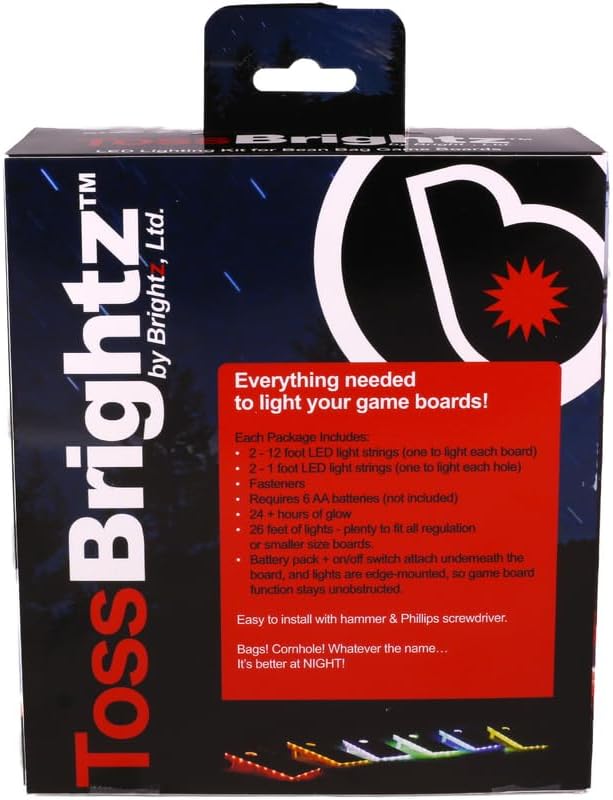 TossBrightz LED Cornhole Lights (Set of Two) - Weather Resistant Kit - Image 5