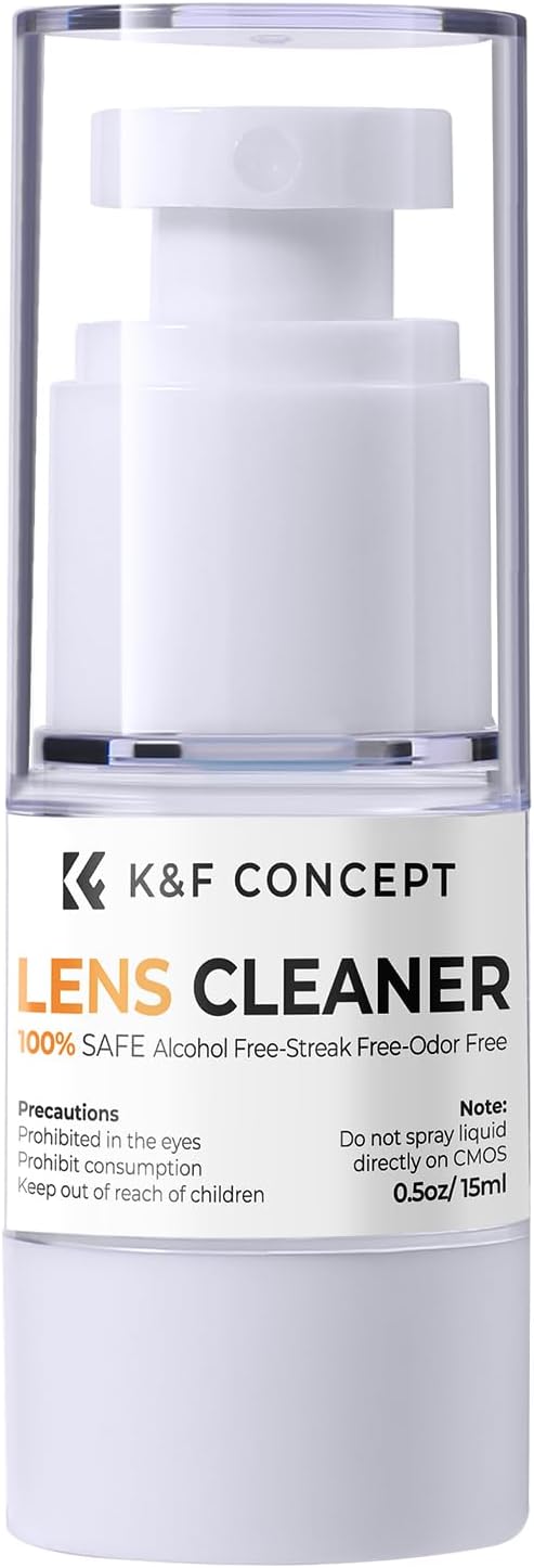 K&F CONCEPT Spray and Lens Cleaner Care Kit, Camera Lens Cleaner | Efficient Cleaning，Easy to Carry, for All Optical Glasses Telescopes Laptops Computers,MW02 - Image 7