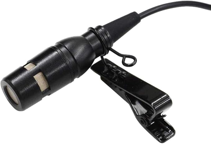 Lapel Microphone Lavalier Microphone Unidirectional Condenser Microphone Compatible with Shure Wireless Transmitter(Mini XLR TA4F Connector) for Shure Radio Mic Wireless bodypack Transmitter - Image 3