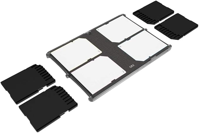 4 Slot SD Card Holder Case Storage Organizer, Slim Ultra-Thin SDHC SDXC Box | Lightweight Ultra-Thin Credit Card Size Container Storage Case fit 4 SD SDHC SDXC Cards - Image 8