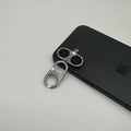 2 Pack Glitter Camera Lens Cover Protector for iPhone 17，Metal Bling Diamond Camera Lens Cover Sticker Protector (for iPhone 17-Black) by GSRYPC
