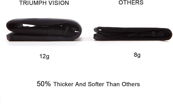 TRIUMPH VISION Glasses Case Soft Eyeglass Case Sunglass Pouch Cloth 3 Pack | Thick Microfiber Pouch Drawstring Pouch Eye Glass Bag Sunglasses Sleeve Storage, Lens Protection Cover,Cleaning Lens Screen - Image 2