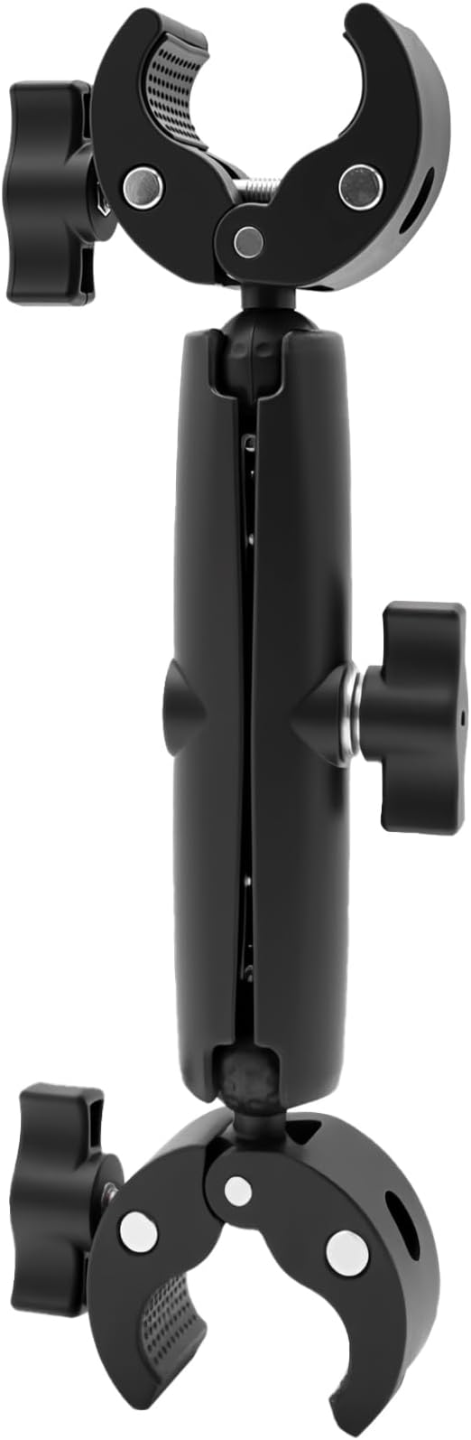 Double Super Clamp Mount Umbrella Holder with 360° Magic Arm, Heavy Duty Camera & Pole Clamp for Photography Light Stand, Monitor Bracket, Chair, Reflector & Crossbar Mount, 10" by LSYRIA