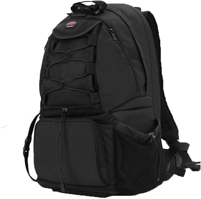 Waterproof DSLR Camera Backpack with 17" Laptop Compartment, Rain Cover | Fits Nikon Canon Sony Pentax DSLR/SLR Cameras, Tripod Holder, Padded Dividers, Large Capacity, Ideal for Outdoor Travel by BPAULL