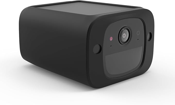 HOLACA Protective Silicone Cover Skin for eufy SoloCam S220 Camera (1 Pack) | Black, Anti-Scratch, Perfect fit, Outdoor Hidden, Extra Protection, Does not affect the camera interface - Image 5