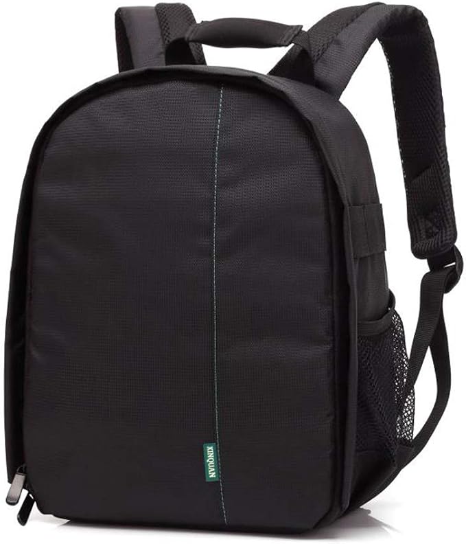 Docooler Grey Backpack - Waterproof Camera Bag, Small DSLR Camera Backpack with Customizable Interior, for Canon Sony - 33 * 26.5 * 12.5cm / 12.99 * 10.43 * 4.92 inches | with Customizable Interior for Canon Sony - 33 * 26.5 * 12.5cm / 12.99 * 10.43 * ... - Image 3
