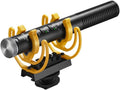 GODOX VDS-M2 Supercardioid Condenser Shotgun Microphone (Black) | Safety Channel and dB Peak Warning Light, Superior Sound Experience, Dual Use for All Your Needs, Tailor Sound as You Like by GODOX