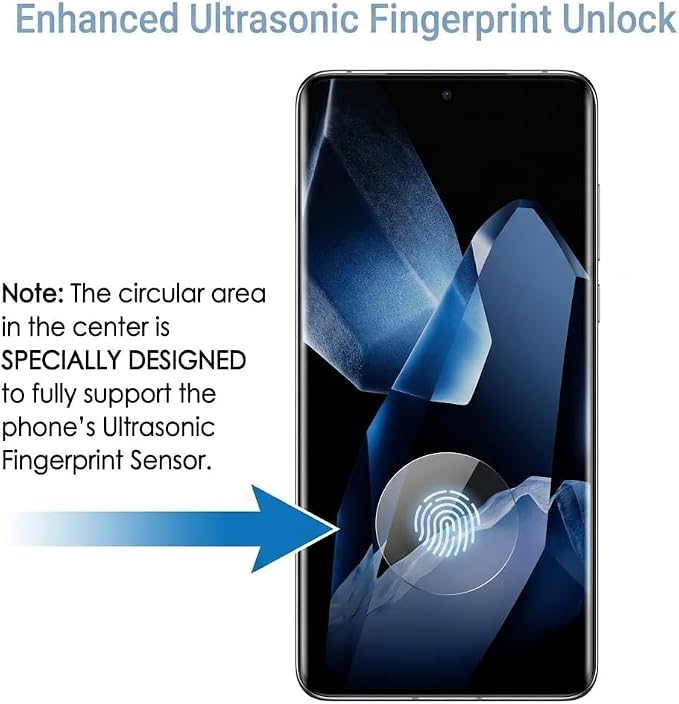 Didisky Screen Protector for Oneplus 13(Not for 13r,13t,13 Pro),3 Pack Tempered Glass Film with 2 Pak Lens Protector,Bubble Free,Easy to Install,Scratch-Resistant,9H Hardness, 3D Curved Full Coverage - Image 2