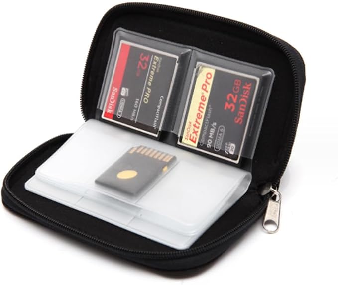 1pcs Memory Card Storage Carrying Pouch Case Holder Wallet for CF/SD/SDHC/MS/DS - Image 3
