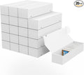 Trading Card Storage Box, 20-Pack 1100 Count White Corrugated Cardboard Box | Bulk Sports Storage Box for TCG/Magic/Mtg Basketball Card, Collectible Trading Cards by XRACV