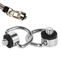 Stainless Steel D Ring Screw Hinged Holder Camera Fixing Screw 1/4"-20 Thread for Tripod DSLR Cameras for Quick Release Wrist Strap Sling 2 Pack by AONTOKY