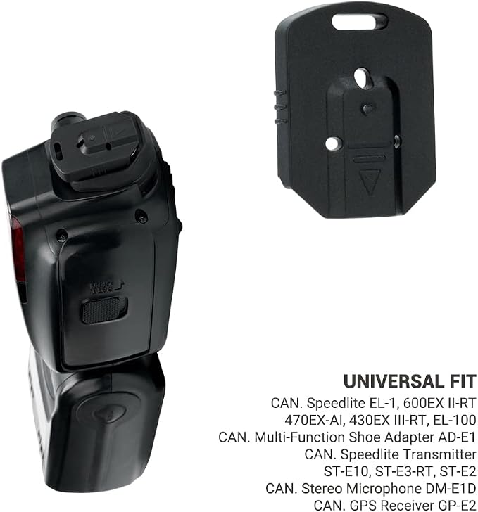 JJC 2PCS Flash Hot Shoe Cover Cap for Canon Flash Speedlight 270EX II 580EX II 430EX III-RT, ABS Flash Shoe Mount Protector with Self-Locking Function - Image 3