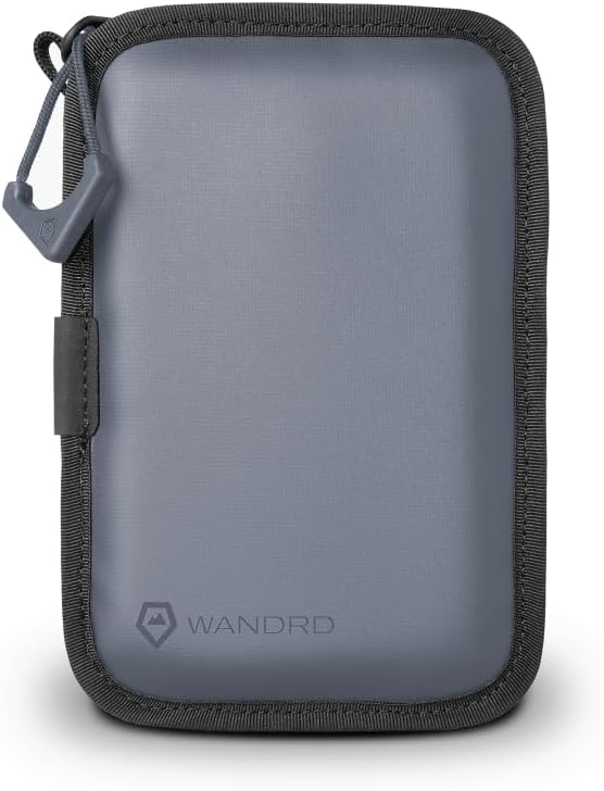 WANDRD Memory Card Case - Durable SD, Micro SD Card Holder for Creators | Camera Accessories & Electronics Organizer for Travel (Aegean Blue) by WANDRD