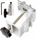 Replacement Heavy Duty C Clamp for 1/2” Base Magnifying Lamp,Desk Lamp,Swing Arm Lamp,Phone I pad Mount,Tablet Mic Holder,Table Mount Clamp for Microphone Stand Mic Boom Arm (G1 SIVLER) by MeetRade