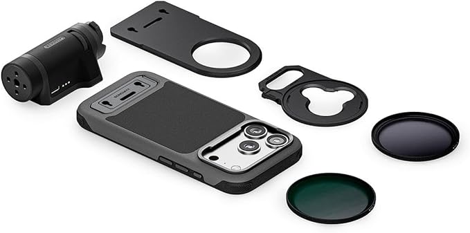 Tilta Khronos Lite Creator Kit | Compatible with iPhone 17 Pro | Professional Camera Rig for Phone Filmmaking | Bluetooth Handle, ND & Polarizer Filter Set - Black | Includes cage, control handle, filter tray and filters for filming, protection and lig... - Image 4