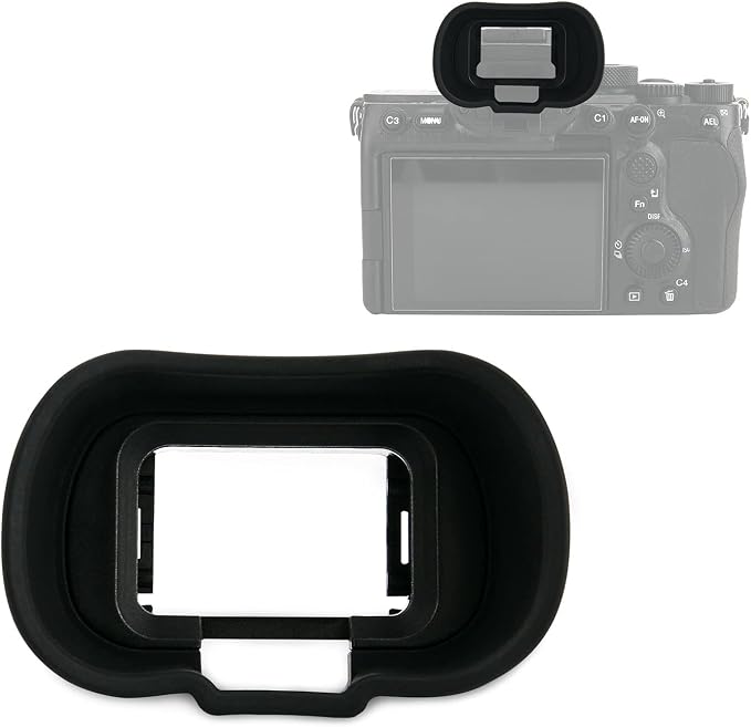 Extended Replace Sony FDA-EP19 Camera Eyecup Viewfinder for Sony A7R VI A7V | Soft Silicon,Camera Eye Cup Eyepiece,for Sony A7R VI A7RVI Alpha A7M5 A7 V A7V IV A1II A7RV A7R V A7R5 A7M4 A7IV A9III A7SIII - Image 9
