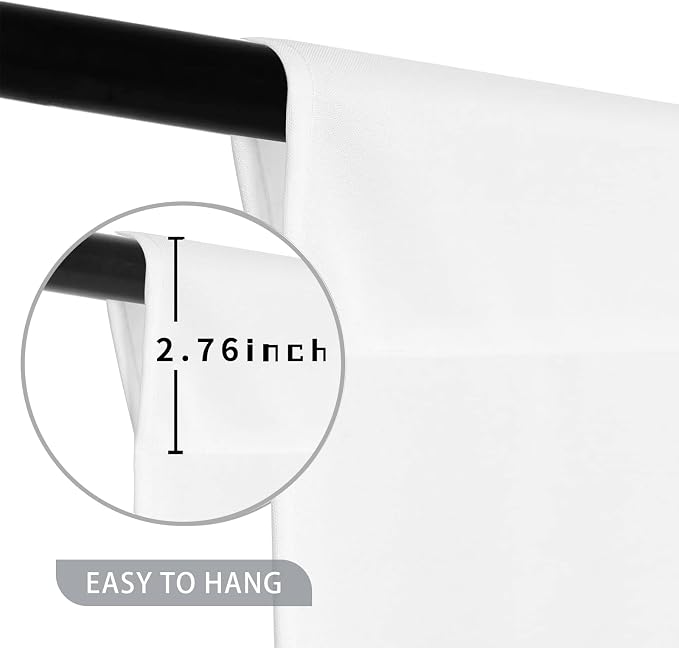 White Photo Backdrop for Photoshoot Background Photography 8x10ft | Polyester, Portrait Product Professional Fashion Shoot, Festival Celebrations - Image 7