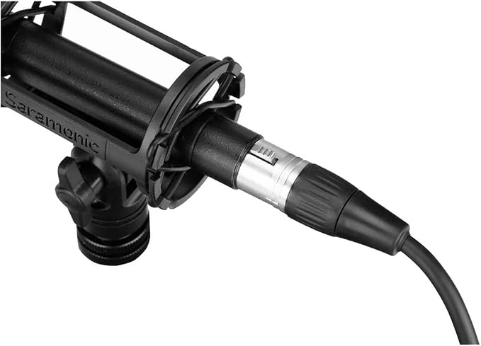 Saramonic SoundBird V1 Professional Supercardioid Shotgun Mic | +48v & AA Power, Shock Mount, Windscreen, Pouch & XLR - Image 4