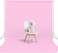 Pink Photo Backdrop for Photoshoot Background Photography 10x10ft | Polyester, Portrait Product Beauty Fashion Shoot, Party Celebrations by LYLYCTY