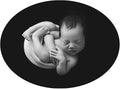 Orraphtstu Newborn Photography Posing Fabric Baby Beanbag Backdrop Props Stretch Blanket for Professional Studio Photoshoot (Black) by newbornphotographyprops