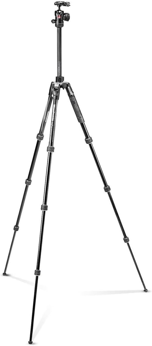 Manfrotto Befree Advanced Camera Tripod Kit with Twist Closure, Travel Tripod Kit with Ball Head, Portable and Compact, Camera Tripod in Aluminum for DSLR, Reflex, Mirrorless, Camera Accessories - Image 4