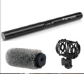 Sennheiser MKE 600 Shotgun Microphone with Auray Universal Shock Mount and Windshield, XLR by Unknown