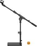 InnoGear Mic Stand Desk Boom Arm Microphone Stand for Blue Yeti Kick Drums | for Shure Fifine Guitar Amps, 4.4lb Weight Capacity, Arm Swivel Sideways, Stable, Extendable, Adjustable, Cable Clip Included by InnoGear