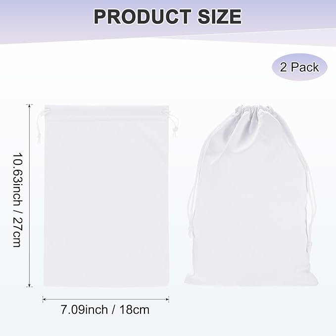 M METERXITY Ski Goggle Bag, Soft Microfiber Pouch Protective Storage Bags Case with Drawstring for Snow Goggles/Camera Lenses - Image 3