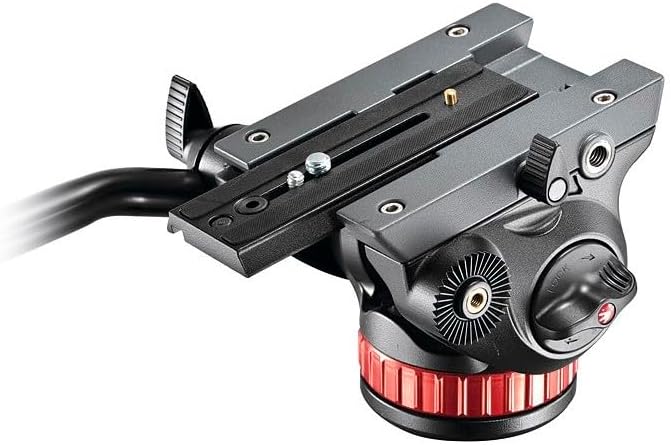 Manfrotto Video Head with Flat Base, Video Head for Compact Video Cameras and DSLR Cameras, for Filming, Videography, Content Creation, Vlogging, Live Streaming | Live Streaming, DSLR Cameras, Content Creation, Flat Base - Image 4