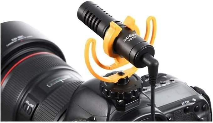 GODOX VD-Mic 8cm Compact Directional Shotgun Microphone (Black) | Extended Frequency Response, And Durable, Sound Pick-up, Complete Accessories, Universal Compatibility, High, Sensitivity - Image 7