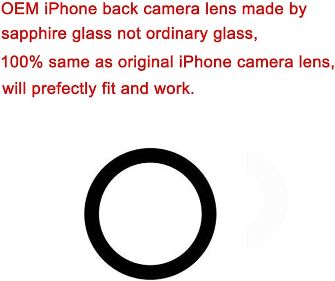 Back Rear Camera Lens Glass Replacement Compatible with iPhone Air 6.5 inches with pre-Installed Adhesive and Reparing Toolkit - Image 3