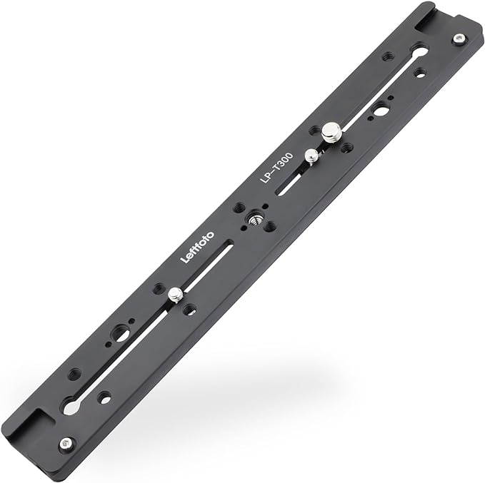LEFTFOTO 300mm Dovetail Slide Rail,Arca Swiss Type Quick Release Plate by Leftfoto