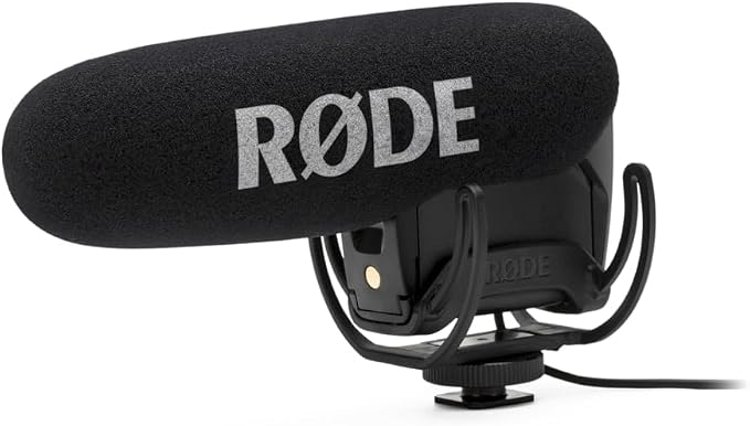 Rode VideoMic Pro R Camera-Mount Shotgun Microphone,Black by R%C3%98DE