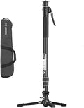 YC Onion Pineta Pro Carbon Fiber Monopod with Pedal Base, Light Stand Lightweight Travel Monopod with Quick Release Plate for Sony Canon Nikon DSLR Cameras, Gimbal and etc Max Load 11lb/5Kg by EACHSHOT