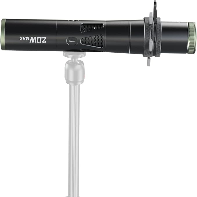 SmallRig RF 20C 20W LED Photography Flashlight, 5 Colors & SP Air Spotlight | 10000mAh Portable Zoomable Spotlight with 20 Pattern Gobos, 4X Brightness Snoot with 10 Metal Gobos for Portrait Video - 6377 - Image 2