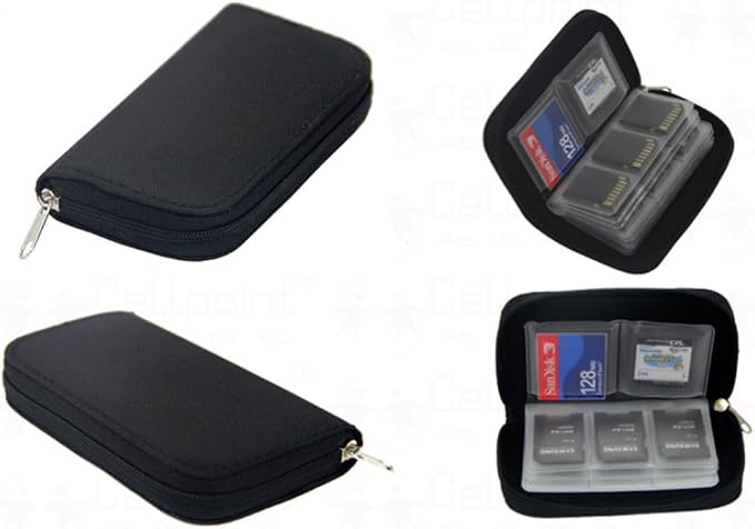 1pcs Memory Card Storage Carrying Pouch Case Holder Wallet for CF/SD/SDHC/MS/DS - Image 4