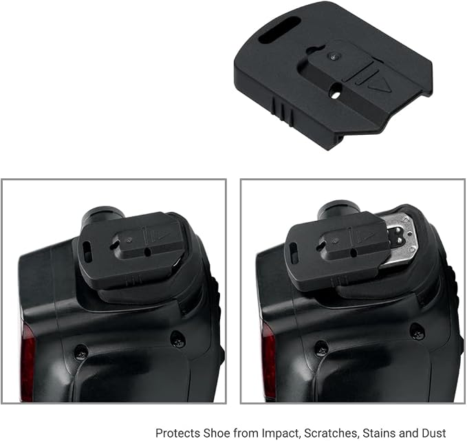 JJC 2PCS Flash Hot Shoe Cover Cap for Canon Flash Speedlight 270EX II 580EX II 430EX III-RT, ABS Flash Shoe Mount Protector with Self-Locking Function - Image 4