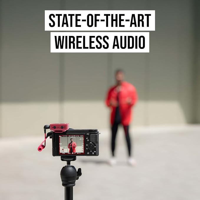 RØDE Wireless GO (Gen 3) – Compact Wireless Mic – Pristine Audio, 32-bit Float Recording, Automatic Level Control, for Phones, Cameras and Computers (Rose) - Image 8