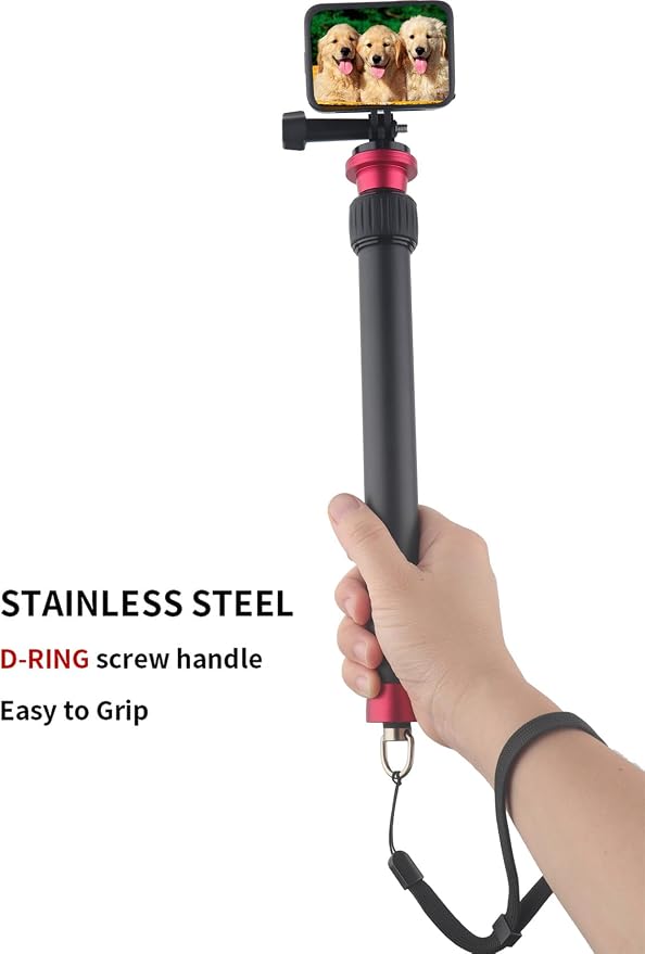 Camera Wrist Strap with 1/4-20 Screw for Insta360 X5, X4 Air, X4, X3, Selfie Sticks, Wristband for DJI osmo pocket 3 (2 PCS) - Image 2