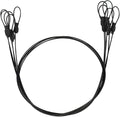 SIOTI Steel Tether Lanyard, Wirerope, 5PCs Pack, 24in Compatible for Hero 1~10, Action Camera and Other Applicable Equipment (24in) by SIOTI