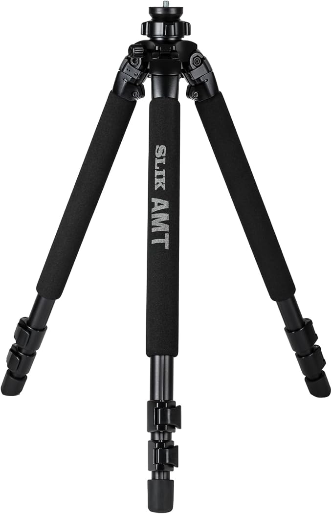 SLIK Pro 700 DX Black Tripod Legs 71" - AMT Alloy, Supports Up to 44lbs | For Telephoto Lenses, Spotting Scopes & Filmmaking Cameras - 40% Greater Weight-to-Strength - 2-Part Center Column by Unknown