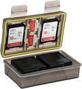 Memory Card Case SD Micro SD XQD Holder with Camera Battery Case for Canon LP-E6 LP-E6N LP-E8 LP-E12 LP-E17 for Fujifilm NP-W126 NP-W126S for Sony NP-FW50 NP-F550 | for Canon LP-E6 LP-E6N LP-E8 LP-E12 LP-E17 for Fujifilm NP-W126 NP-W126S for Sony NP-FW... by KIWIFOTOS