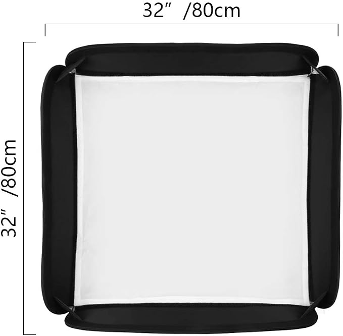 Godox Softbox 32''x32'' 80CMx80CM Fast-Setup Foldable for Bowens Mount | Photography Lighting Soft box for Camera Flash Photography Studio Flash - Image 5