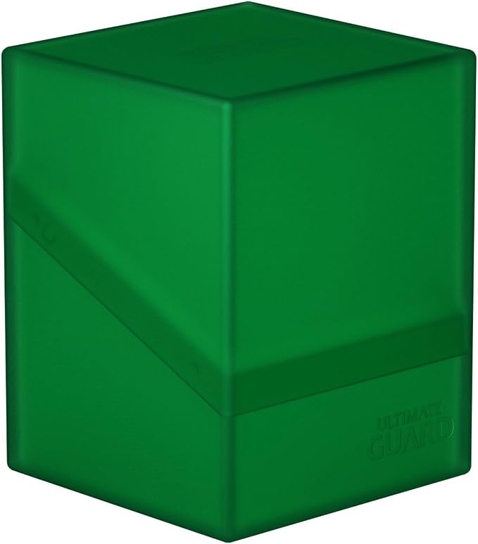 Ultimate Guard Boulder 100+ Classic, Deck Case for 100 Double-Sleeved TCG Cards, Emerald, Secure & Durable Storage for Trading Card Games, Soft-Touch Finish by UltimateGuard